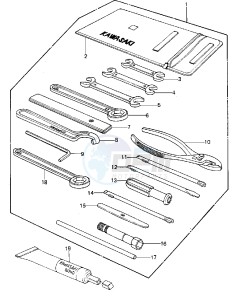 KZ 1000 A [KZ1000] (A3-A4) [KZ1000] drawing OWNER TOOLS -- 79-80 A3_A3A_A4- -