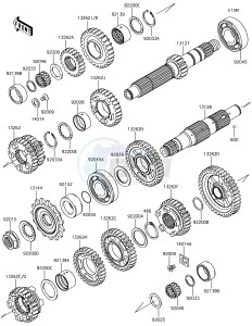 Z650 ER650HHF XX (EU ME A(FRICA) drawing Transmission