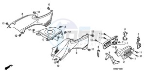 TRX250TMA U drawing BODY COVER