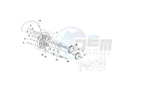 BOULEVARD - 100 CC 4T drawing GEAR, REDUCTION