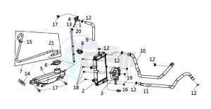 HD 300I ABS (L9) EU drawing RADIATOR / HOSES