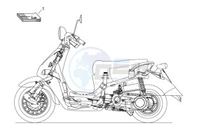 Mojito custom 50 2t (eng. piaggio) drawing Plate set and handbook