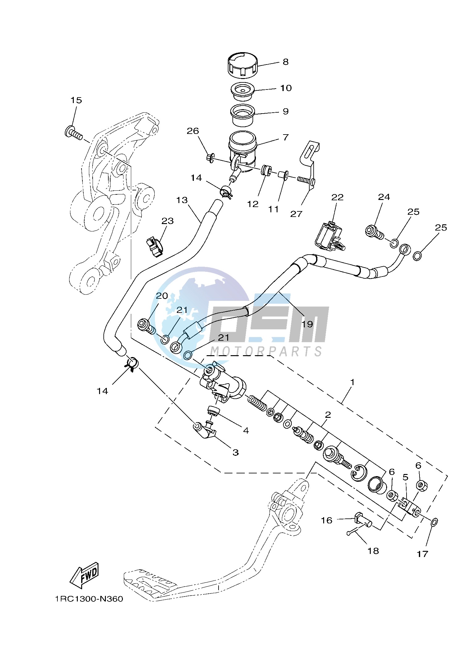 REAR MASTER CYLINDER