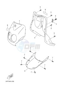 YN50FU NEO'S 4 UBS (2ACH) drawing LEG SHIELD