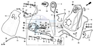 FJS600 SILVER WING drawing FUEL TANK