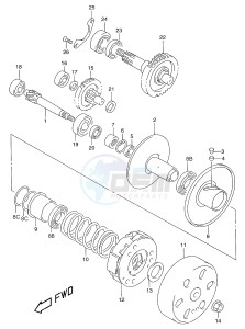 AY50 (V-W-X-Y) katana drawing TRANSMISSION (2) (model AY50WR K1)