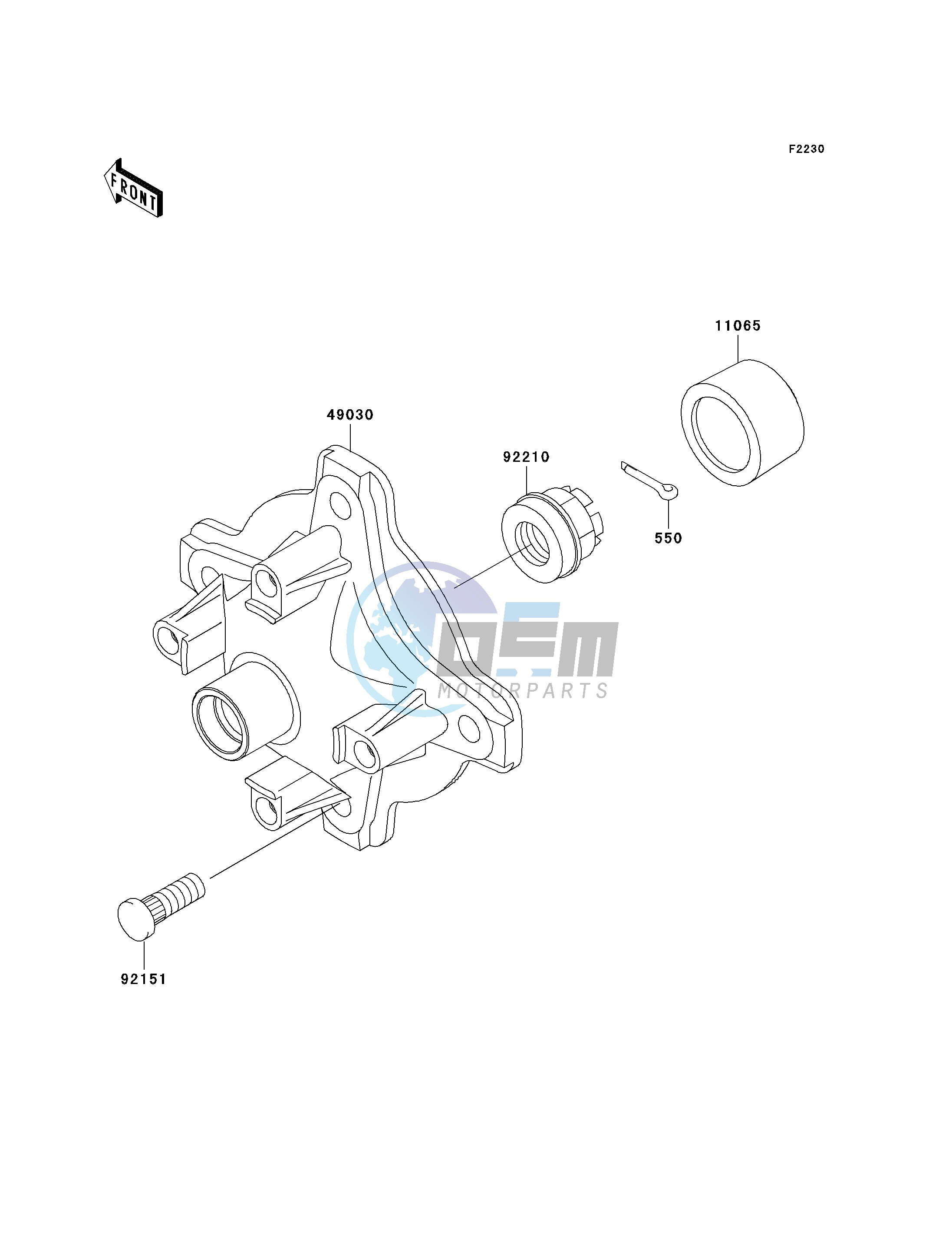 FRONT HUB