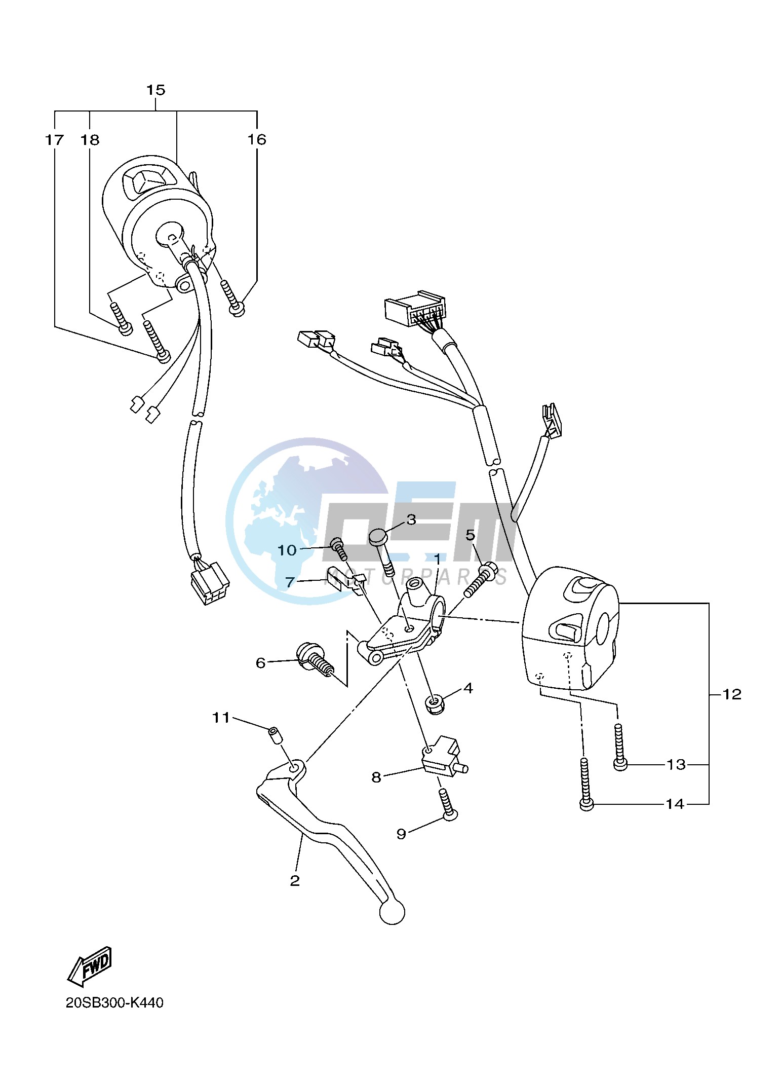 HANDLE SWITCH & LEVER