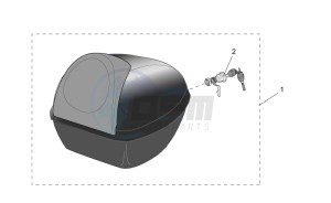 Scarabeo 50 4t 2v e2 drawing Acc. - Top/cases side cases