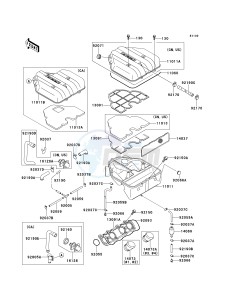 ZX 600 E [NINJA ZX-6] (E7-E9) [NINJA ZX-6] drawing AIR CLEANER