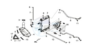 CITYCOM 300I S drawing RADIATOR