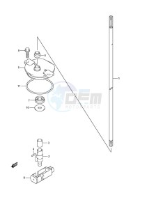 DF 225 drawing Clutch Rod