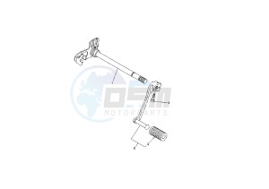 XT X 660 drawing SHIFT SHAFT