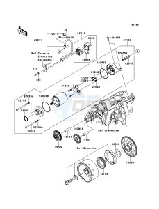 VERSYS_ABS KLE650DCF XX (EU ME A(FRICA) drawing Starter Motor