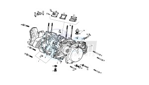 SENDA R DRD RACING - 50 CC VTHSR1D2B. EU2 drawing CRANKCASE - COVER