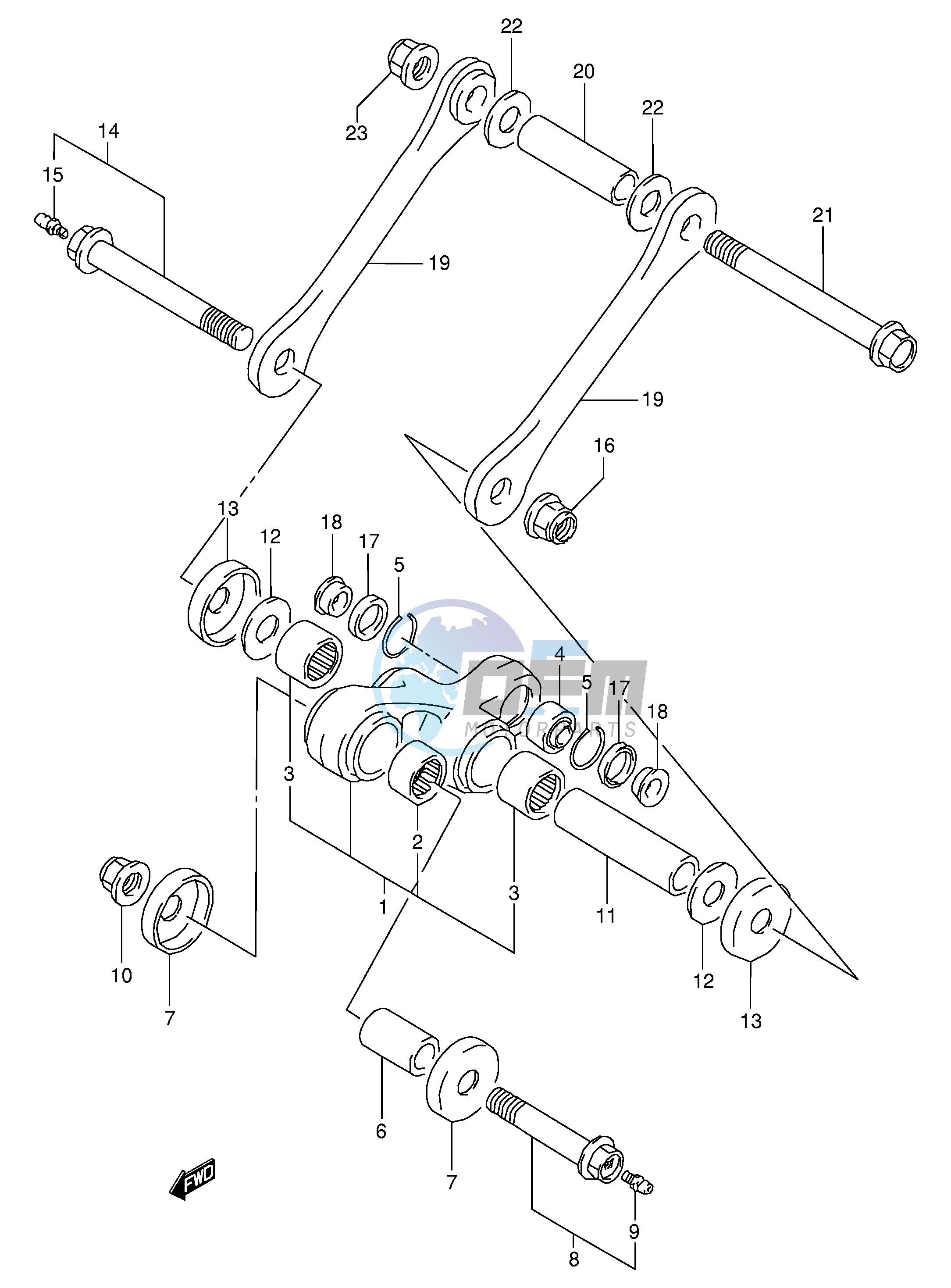 REAR CUSHION LEVER