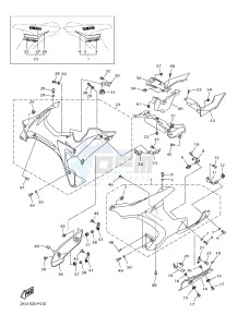 YZF-R1M 998 R2 (2KS7) drawing COWLING 2