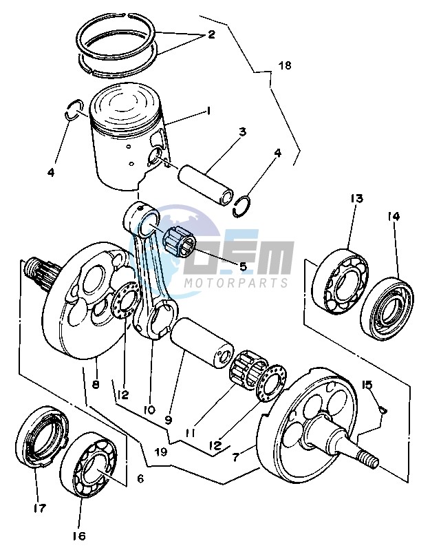 CRANKSHAFT PISTON