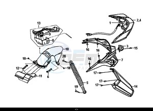 JET 4 50cc (AD05W8-EU) (E4) (L8) drawing TAIL LIGHT RR. CUSHION