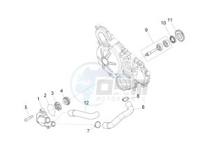 RS 125 Replica E4 ABS (EMEA) drawing Water pump