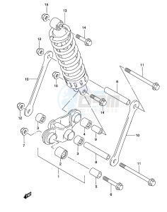 GS500 (P19) drawing CUSHION LEVER (MODEL K4)