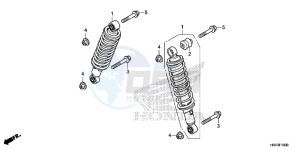 TRX500FE2E TRX500FE2 Europe Direct - (ED) drawing FRONT CUSHION