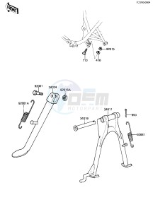 KZ 250 L [CSR BELT] (L1) [CSR BELT] drawing STANDS