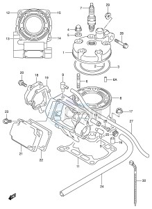 RM125 (E3-E28) drawing CYLINDER