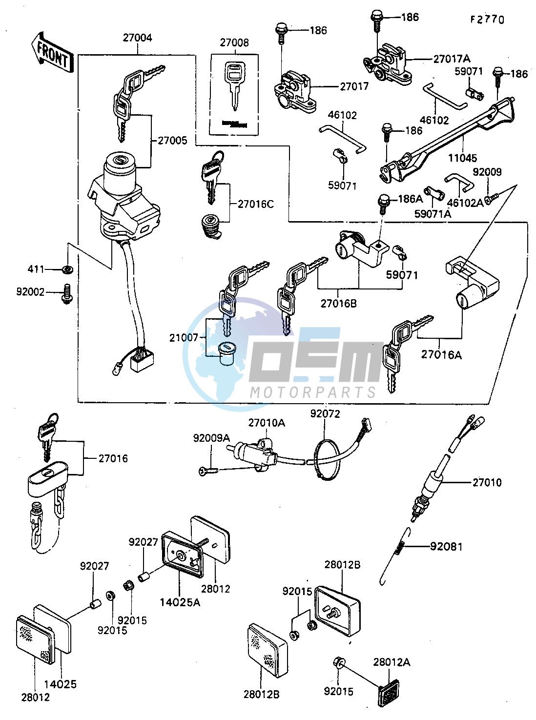 IGNITION SWITCH_LOCKS_REFLECTORS