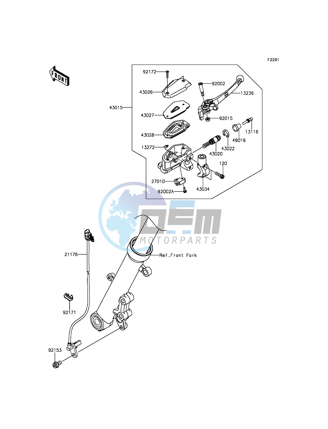 Front Master Cylinder