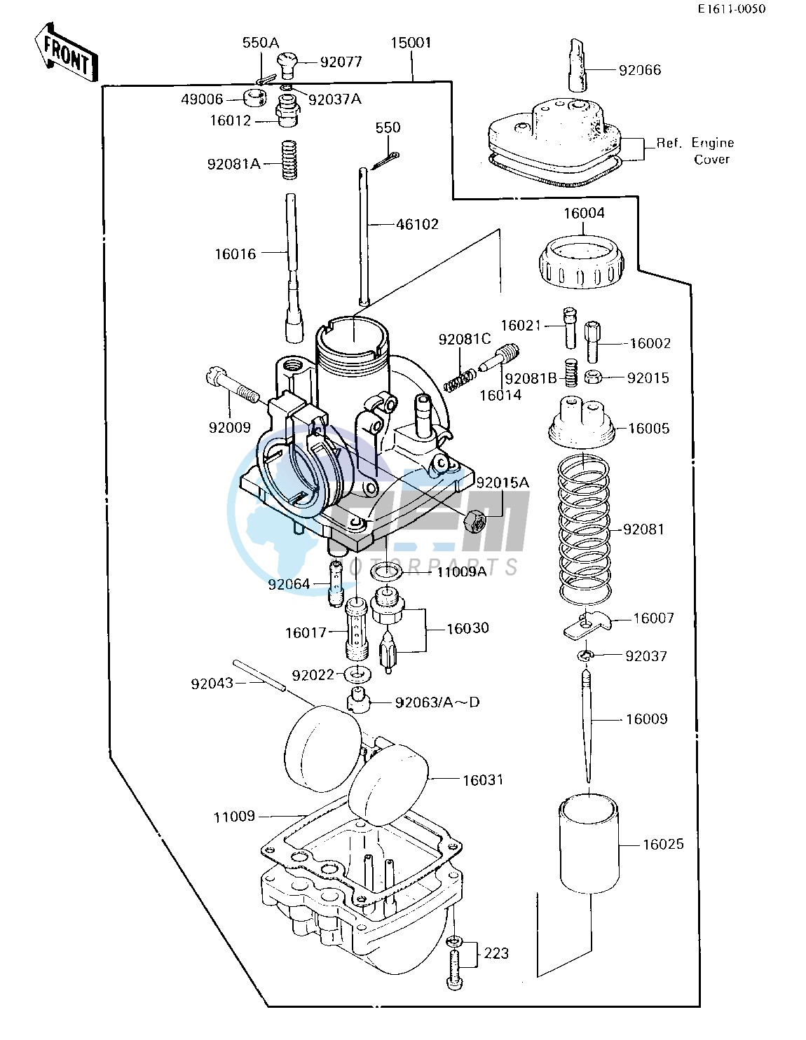 CARBURETOR -- KE100-B5, CANADA- -