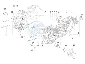 BV 350 ST 4T 4V IE ABS E4 (NAFTA) drawing Crankcase