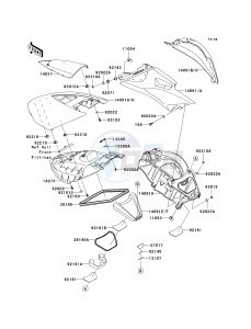 JT 1500 C [ULTRA LX] (C7F-C8F ) C8F drawing HULL MIDDLE FITTINGS