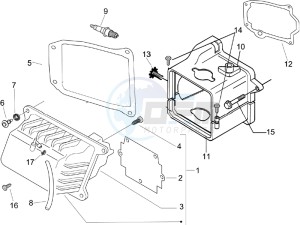 Fly 50 4t drawing Cylinder head cover