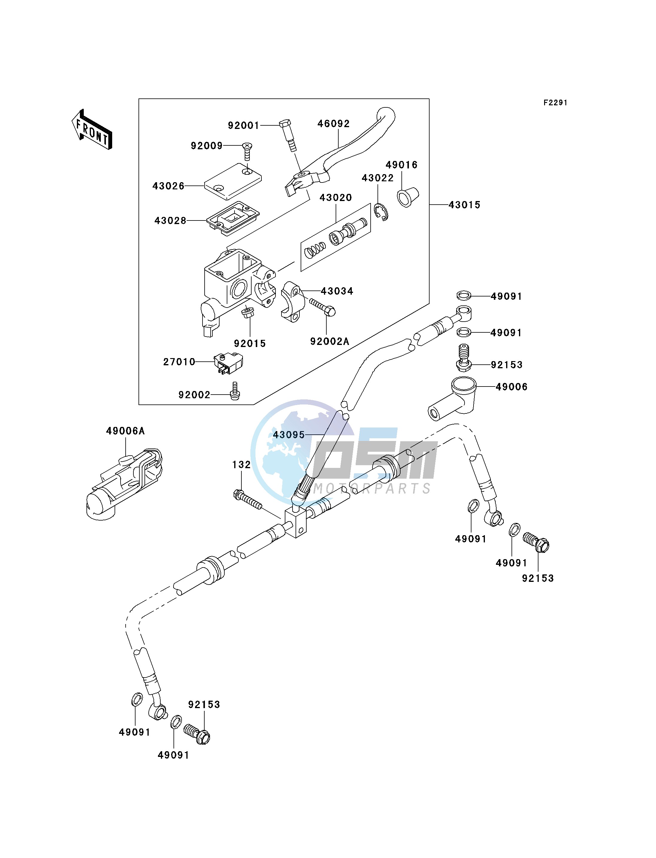 FRONT MASTER CYLINDER