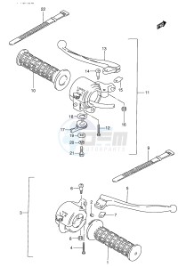 AX100 (E94) drawing HANDLE LEVER