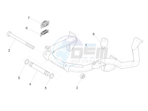 GTS 300 ie ABS (NAFTA) drawing Stand/s