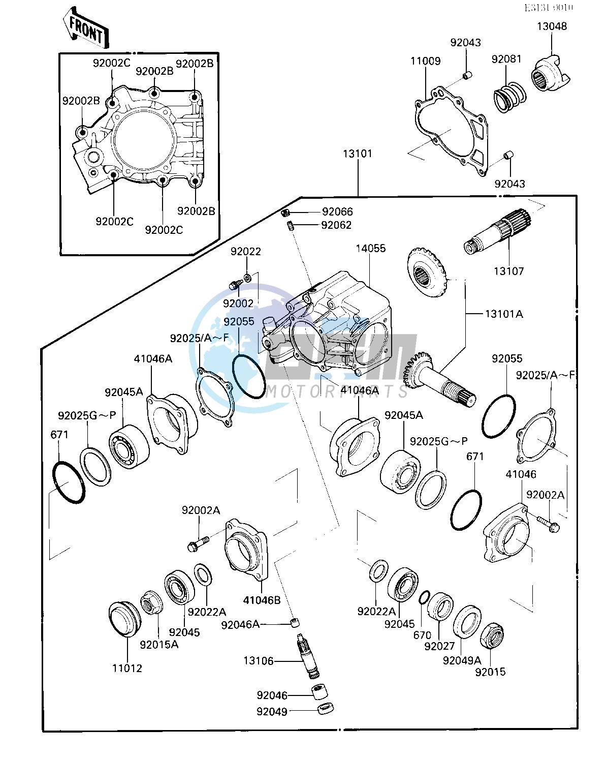 FRONT BEVEL GEAR