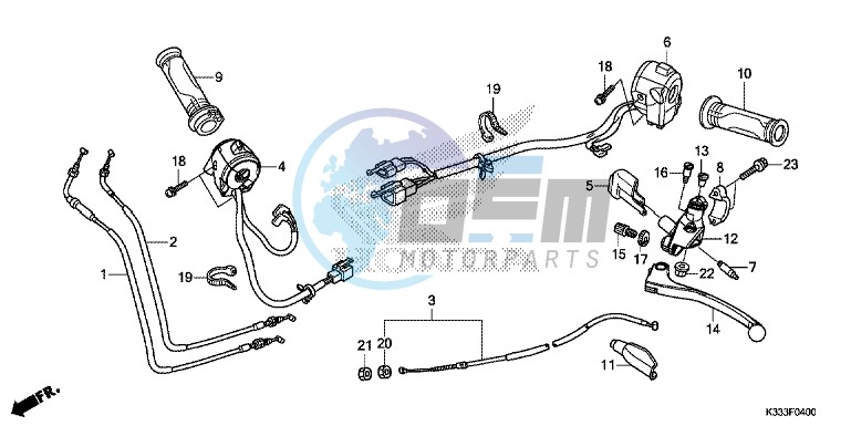 HANDLE LEVER/ SWITCH/ CABLE