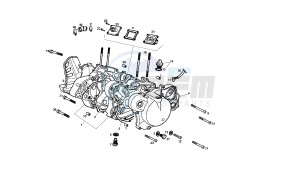 SENDA R X-TREM - 50 CC VTHSR1D1A EU2 drawing CRANKCASE - COVER