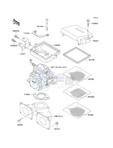 JF 650 A [X2] (A6-A9) [X2] drawing FLAME ARRESTER