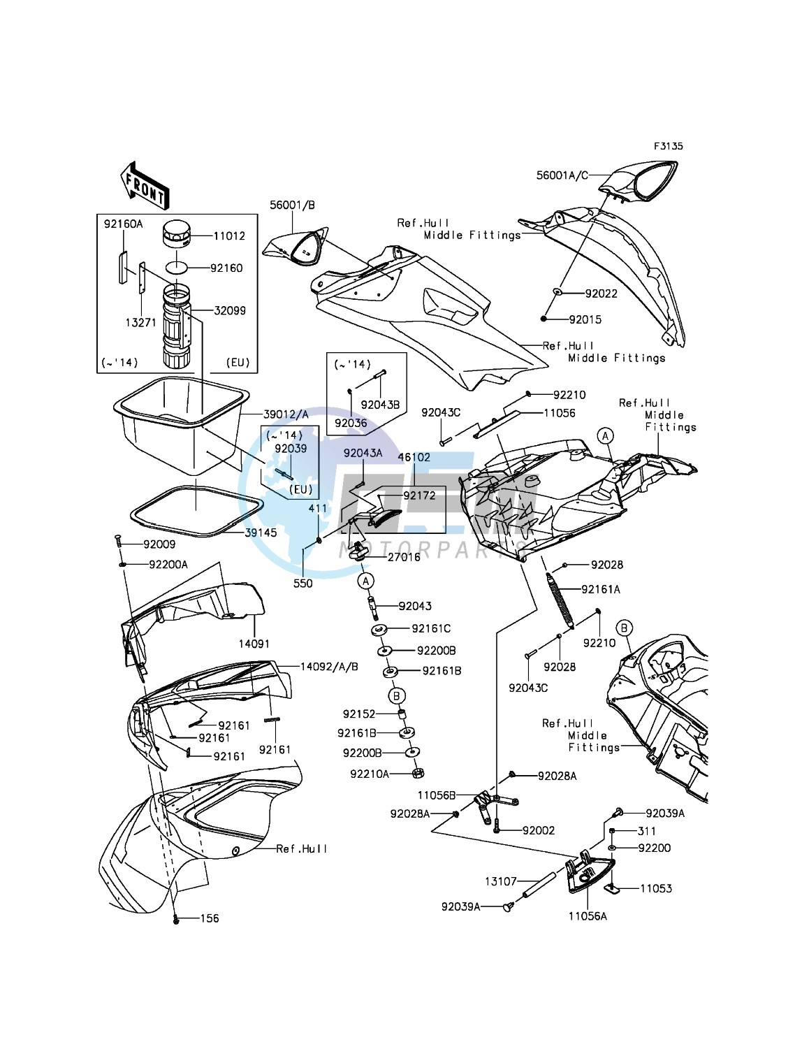 Hull Front Fittings