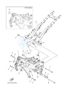 MT09TRA MT-09TRA TRACER 900 (2SC1 2SC2) drawing FRAME