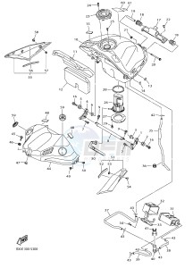 YZF-R1 998 R1 (BX41) drawing FUEL TANK