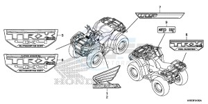 TRX500FA5H TRX500FA ED drawing MARK/EMBLEM