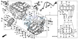 CB1000RA UK - (E / MPH) drawing CRANKCASE