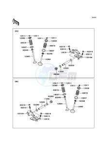 KFX700 KSV700A9F EU drawing Valve(s)