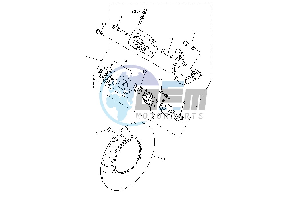 FRONT BRAKE CALIPER