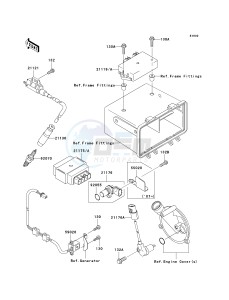 KVF 360 C [PRAIRIE 360 4X4 HARDWOODS GREEN HD] (C6F-C9F) C8F drawing IGNITION SYSTEM