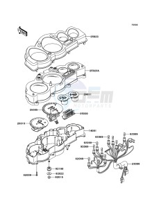 ZZR1200 ZX1200-C4H XX (EU ME A(FRICA) drawing Meter(s)